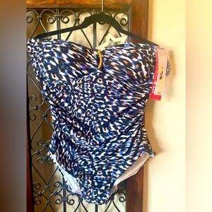 BRAND NEW WITH TAGS- SPANX SWIMSUIT SZ 16